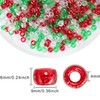 Gxadwzy Pony Beads 6 x 9 mm Glitter with Large