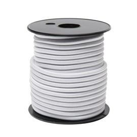 Werkapro 10948 Tendeur élastique White x m WERKA PRO Multifunctional Bungee Rope, 20 metres, Ideal for Sports, Camping and tarpaulins, UV-Resistant, Braided Nylon, Diameter 4 mm, Colour