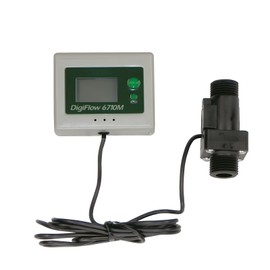 Digiflow 6710M-44 1/2" NPT Digiflow Digital Flow Meter count up total Water Gallon