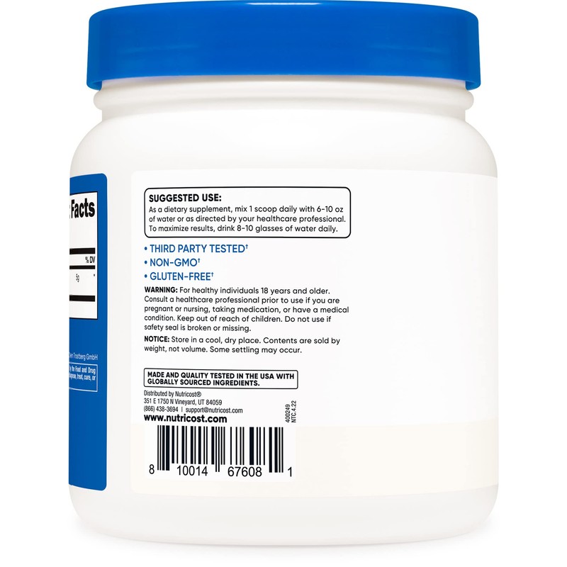 Nutricost Creapure® Creatine Monohydrate 500 Grams