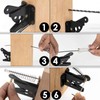 Linkidea Long Self Locking Gate Gravity Latch, Carbon Steel Spring