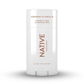 QHP Desodorante Natural para Hombres y Mujeres | Vegano, sin Gluten, sin Crueldad Animal | Contiene Probióticos | Sin Aluminio y Parabenos | Ingredientes de Origen Natural | Coco y Vanilla