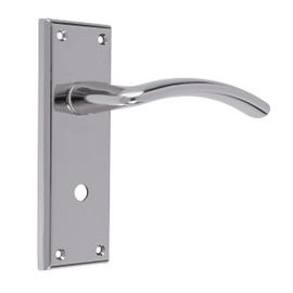 Carlisle Brass SZR033PN Serozzetta Trenta Lever On Backplate - Bathroom 57mm - Polished Nickel - Includes a Pair of Handles & fixings