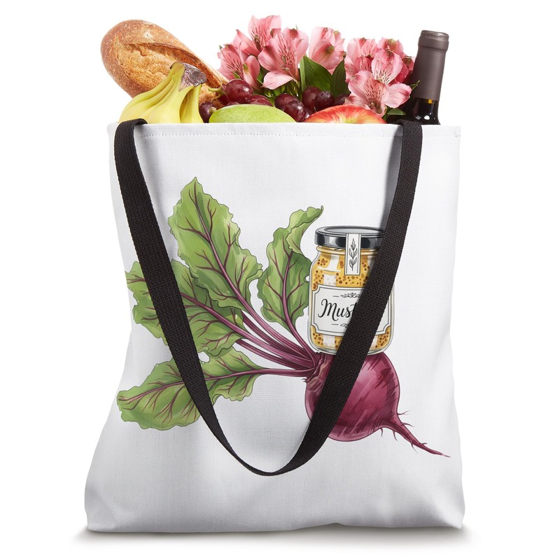 Mustard on the Beet Tote Bag