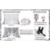 LYCGS 10x8ft Winter Backdrop Winter Snowy Forest Backdrop Winter Party