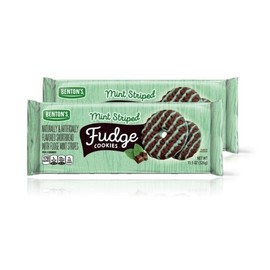 Benton’s Cookies (Pack of 2, Mint Striped Fudge)