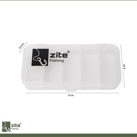 Zite Fishing Inline Spoon Set 13-Piece - Continuous Indicator Trout Bass - Ultra Light Bait 2-3.5g with Bait Box Hook Rubber Beads (Metallic)