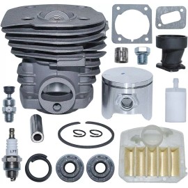 For Husqvarna Nikasil Plated Cylinder Piston Air Filter Kit For Husqvarna 346XP 350 351 353