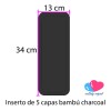 Inserto De 5 Capas Bambu Charcoal Nocturno Ecobaby Original