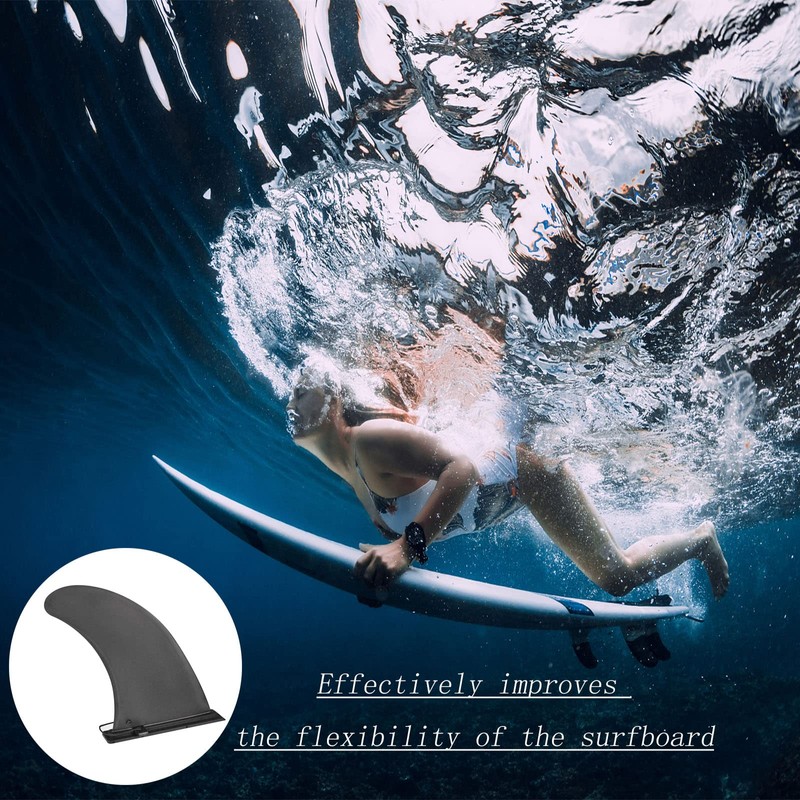 EIKEJI Removable Universal Sup Fin,Paddle Board Fin,Surfboard Sup Fin,Detachable Center