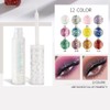 HANDAIYAN 12pcs 5g Liquid Glitter Eyeshadow Waterproof Beauty Makeup Tool