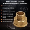 Adaptador de boquilla macho de 3/4 pulgadas x 1 pulgada