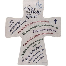 Abbey Gift Gifts of The Holy Spirit Plaque, Multicolor, 6 x 7.13" (36302)