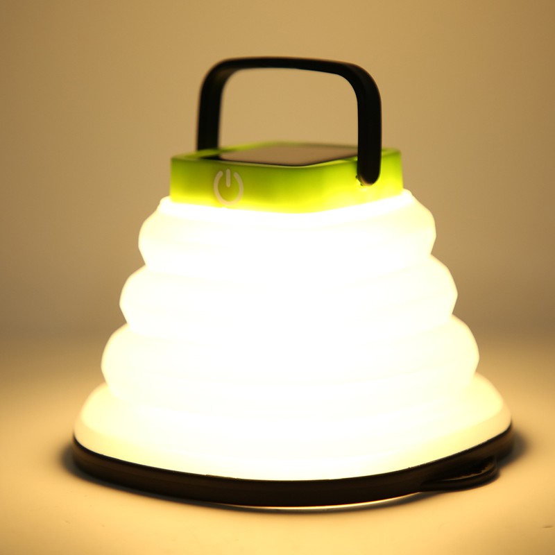 Indoor Night LED Lamp Outdoor Camping Flexible IP65 Solar Power