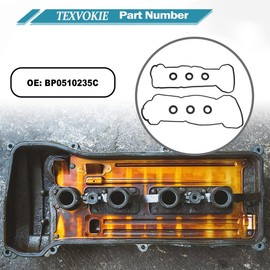 VS50588R Valve Cover Gasket Set Fit for Lexus ES300 3.0,Repalcement for Toyota Camry,Avalon,Sienna,Highlander,Solara,Lexus ES330,RX300, RX330, RX400h 3.0L 3.3L VS50515R,11213-0A010, 11214-0A010