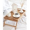 Greenco GRC2547 Foldable Breakfast Table, Laptop Desk, Bamboo