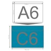 Pack of 25/50/100 Envelopes Petrol DIN C6 Windowless (Pack of