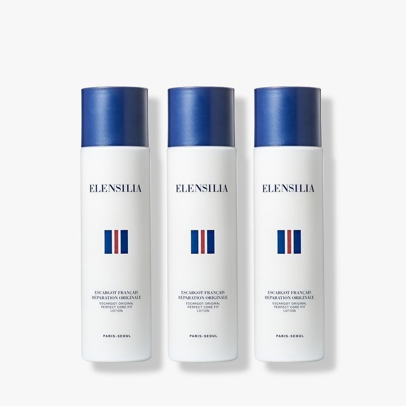 Ellencilla ELENSILIA 에스카르고 오리지날 퍼펙트 코어 핏 로션 3개 4168086