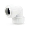 LavaPlumb Push Fit Plumbing Fittings 15mm 22mm White Pushfit Elbow