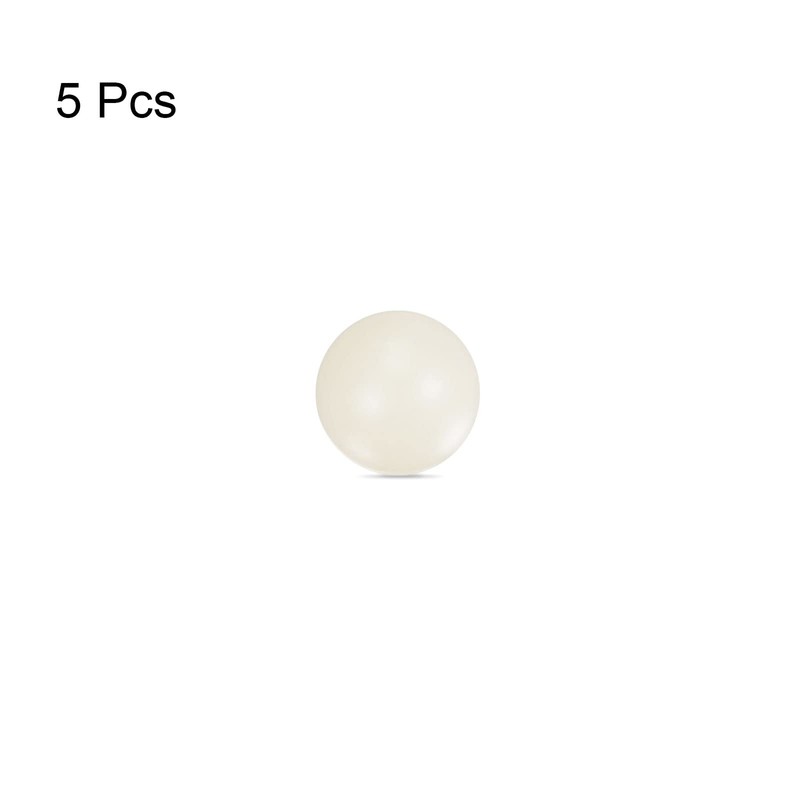 sourcing map PA66 Nylon Solid Plastic Balls 7 mm G3
