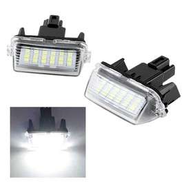 License Plate Light, 2pcs 18 LED Beads LED Light Car License Lamp Fit for Toyota Camry 2012-2016