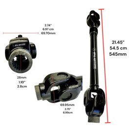 Rear Propeller Drive Shaft Fits Can-Am Outlander Max 570 650 850 1000 (2013-2023)