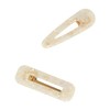 Goody SlideProof Resin Hinge Hair Clip Set, 2 Ct, XL-sized