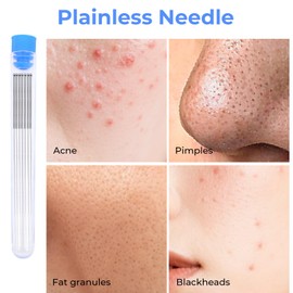 Disposable Pimple Needles, Acne Needle, Effective Blackhead and Blemish Remover Tools, Pimple Popper Tools for Clear Tool (200 PC)