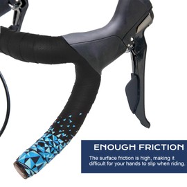 BUCKLOS Road Bike Handlebar Tape,PU Comfortable Bike Handlebar Grip Tape EVA Bicycle Handle Bar Tape Bicycle Drop Bar Wrap Tapes for Road Bikes Cycling
