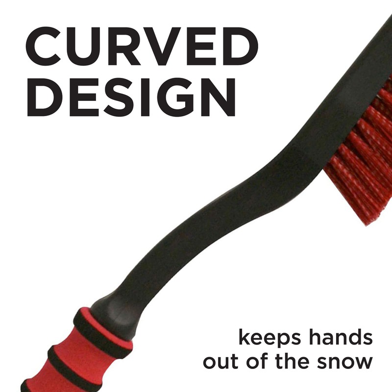 Mallory 532 Cool-Force 26” Snowbrush with Ice Scraper for Cars,