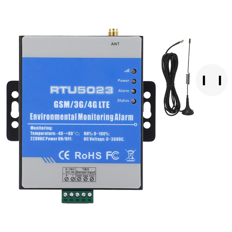 RTU5023 GSM 3G 4G LTE Environment Alarm 0‑36V Temperature Humidity