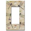 Art Plates - Dragonflies & Butterflies Switch Plate - Single Rocker