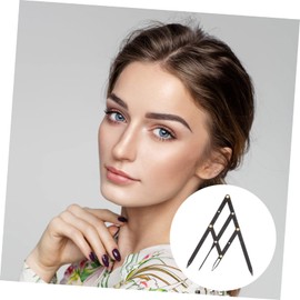 OHPHCALL Sliding Stainless Steel Eyebrow Ruler for Precise Measurement Golden Ratio Design for Symmetrical Brows Lightweight and Portable Eyebrow Drawing Tool