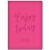 2025 Diary A5 week to view Embossed Leaf Animal Print