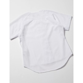 zett Mecapan Junior Mesh Full Open Shirt, Yaku Soft Uniform, Shirt JR (bu2281ms-1100)