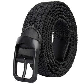 Drizzte Plus Size Mens Belt Casual Elastic Comfort Stretchy Fabric Belts 120cm