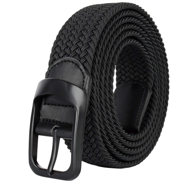Drizzte Plus Size Mens Belt Casual Elastic Comfort Stretchy Fabric