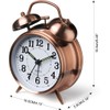 Azyh Loud Alarm Clock for Heavy Sleepers Adults, Metal 4