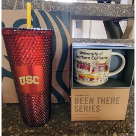 Starbucks Been There Campus USC UNIVERSITY Southern California Tumbler Mug Set