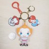 Pennywise 3D horror mini figure keychain backpack clip accessory pendants