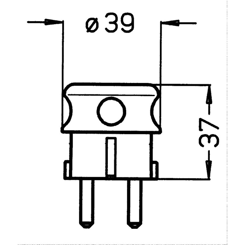 Kopp Earthing contact angle plug, 1 piece, Arctic / white,