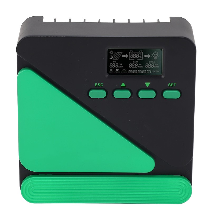 MPPT Solar Charge Controller 12V 24V Intelligent Regulator LCD Display