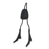 HCMOTORKU Black Passenger Backrest Sissy Bar For Harley Dyna Super