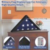 Nixvexy Burial Flag Display Case - Fits 5' x 9.5'