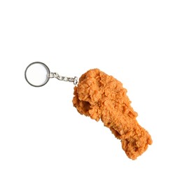 tenghong2021 Imitation Food Keychain French Fries Chicken Nuggets Fried Chicken Leg Chicken Wing Food Keychain Cute Creative Key Ring Charm Fun for Handbag Purse Car Accessories-Chicken Leg