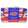 KandyToys Waterproof Union Jack Fleece Picnic Blanket | King Charles