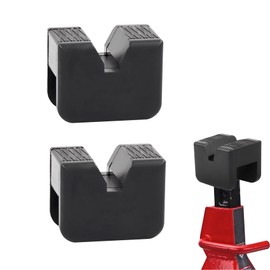2PCS Car Jack Pad Adapter for Jack Stand, Jack Stand Pads, 2-3 Ton Universal Rubber Slotted Frame Rail Pinch Welds Protector, Car Accessories Jack Rubber Pad Adapter Universal for Most Vehicles