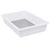 Greenbrier Essentials White Drawer Organizers with Grip Bottoms 9.75 X
