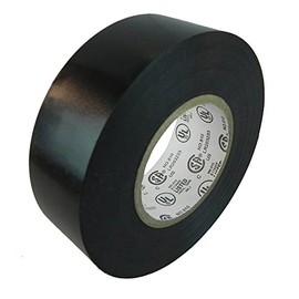 Alanson Products Colored Electrical Tape 3/4 in (62018-B) (3/4"(19mm) x 66' - 100 Rolls Per Case, Black)