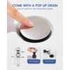 FELIXBATH Bathroom Sink Faucet with Pull Out Sprayer 2 Handles,